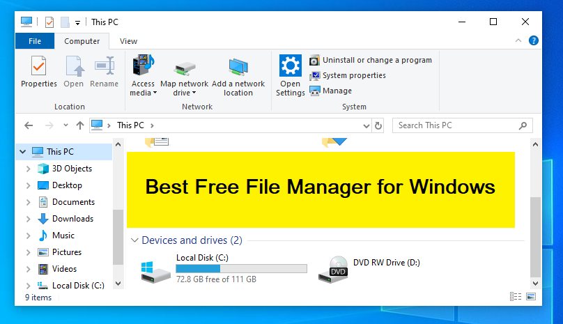 Best File Manager For Windows