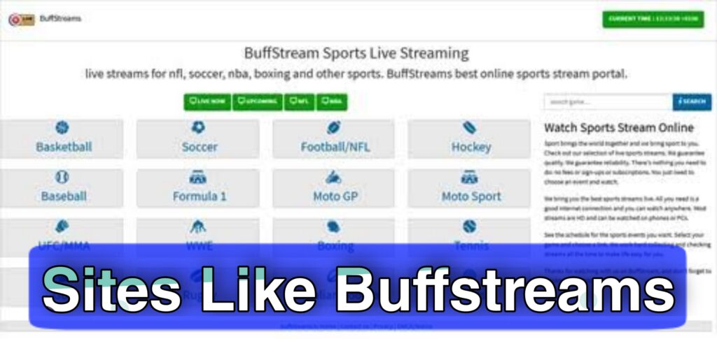 Best BuffStreams.tv Alternatives