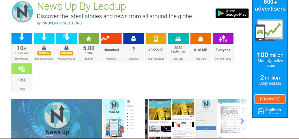 News Up By Leadup