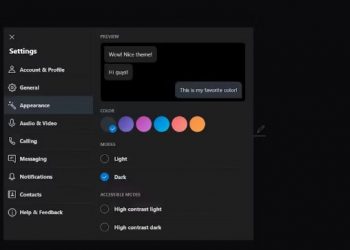 How To Switch To Dark Mode In Skype For Web