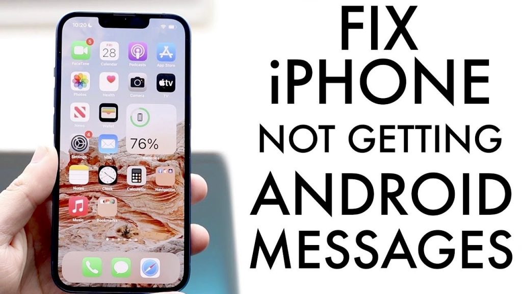 Are you having trouble sending and receiving texts from Android on your iPhone?